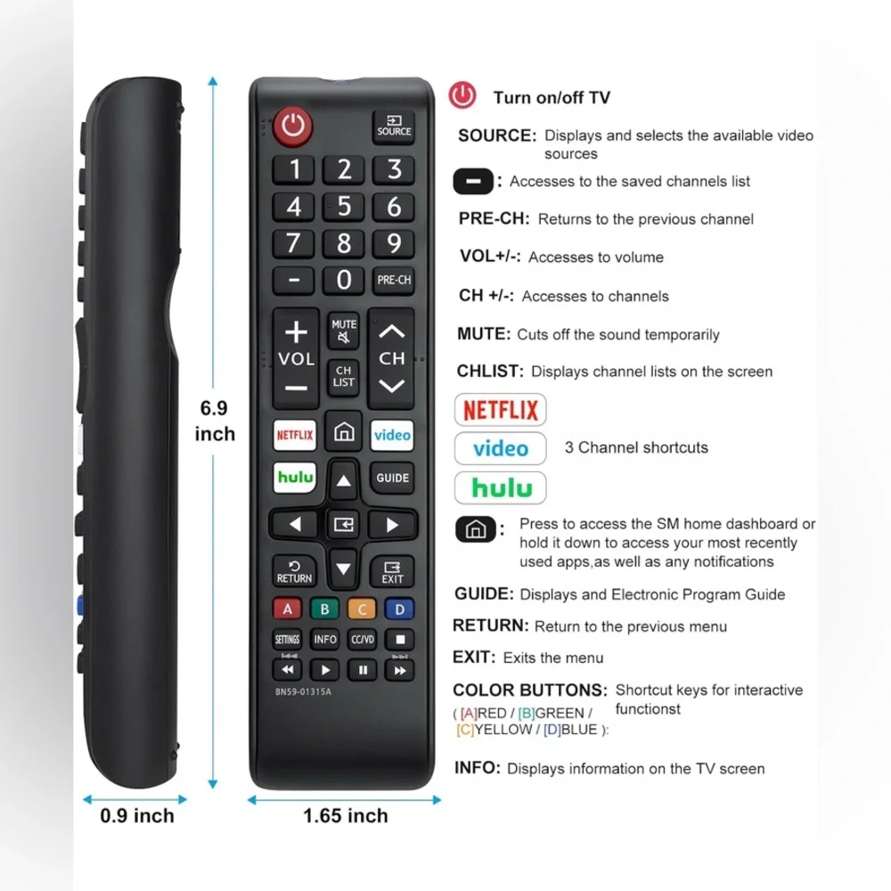 Universal Remote for Samsung TV Remote Replacement